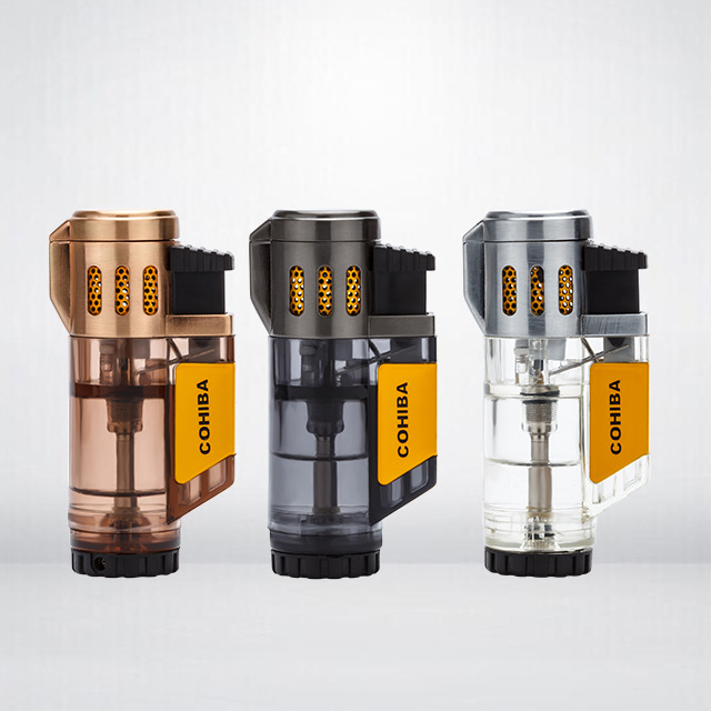 Vỏ Hột Quẹt Bật Lửa Khò 3 Tia  COB373 Thiết Kế Đẹp Độc Lạ - Dùng Gas Cao Cấp