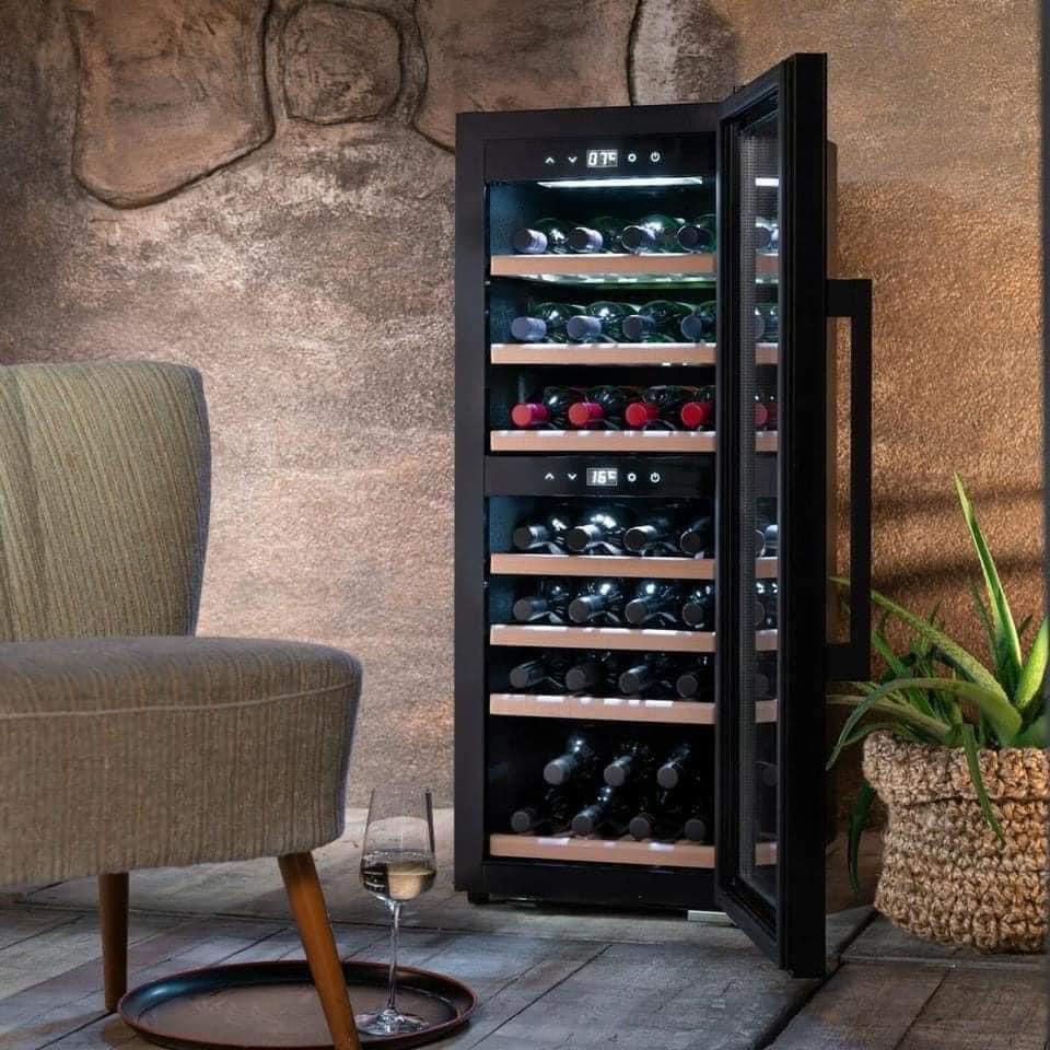 Tủ Bảo Quản Rượu Vang Caso Wine Exclusive 38 Smart, Bảo Quản Được 38 Chai, Điều Khiển Cảm Ứng, Nhập Đức, BH 12 Tháng