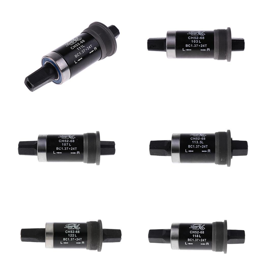 Bike Bottom Bracket Bicycle Square Hole Crank Axis Sealed Bearing 103mm