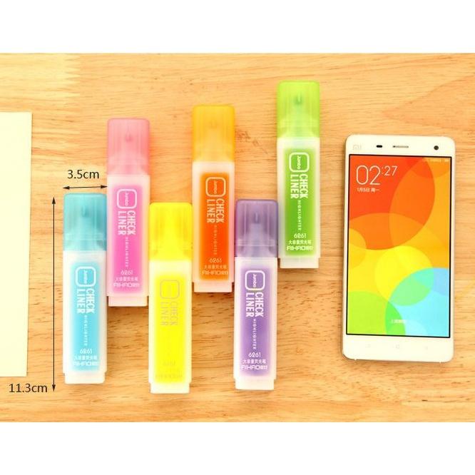 Bút đánh dấu dòng Highlight nhiều màu AIHAO 6261