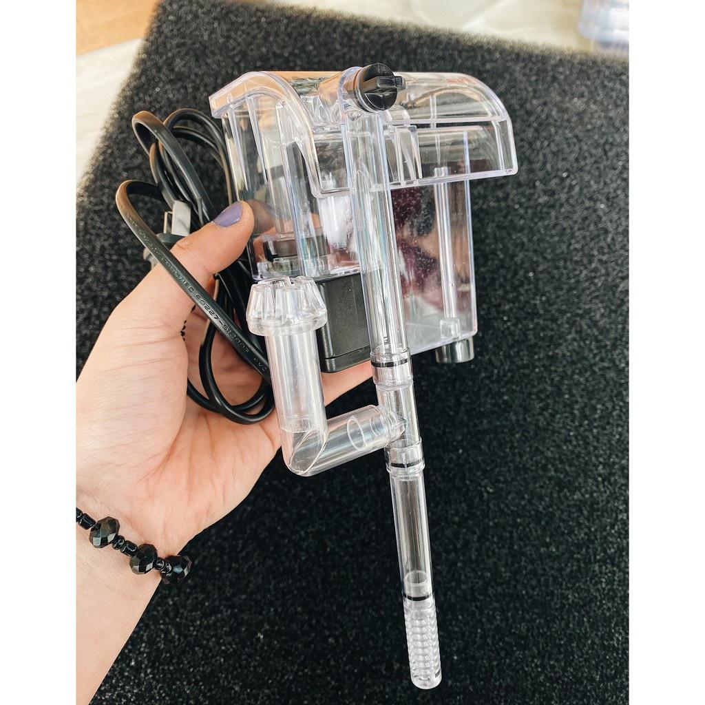 Combo Lọc thác XP06+Matrix - Máy lọc thác có lọc váng cho bể thủy sinh- hồ cá cảnh - phụ kiện bể cá-shopleo