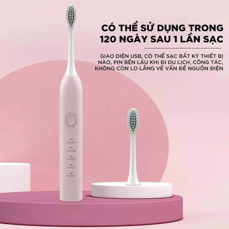 BÀN CHẢI ĐÁNH RĂNG ĐIỆN TỰ ĐỘNG CHO NGƯỜI LỚN ELECTRIC TOOTHBRUSH