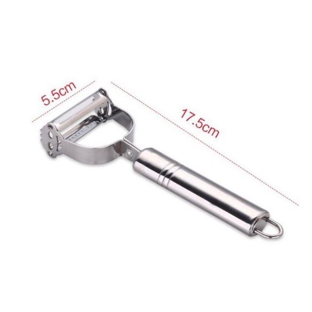 Nạo gọt củ quả 2 đầu Inox , nạo sợi , gọt vỏ hoa quả