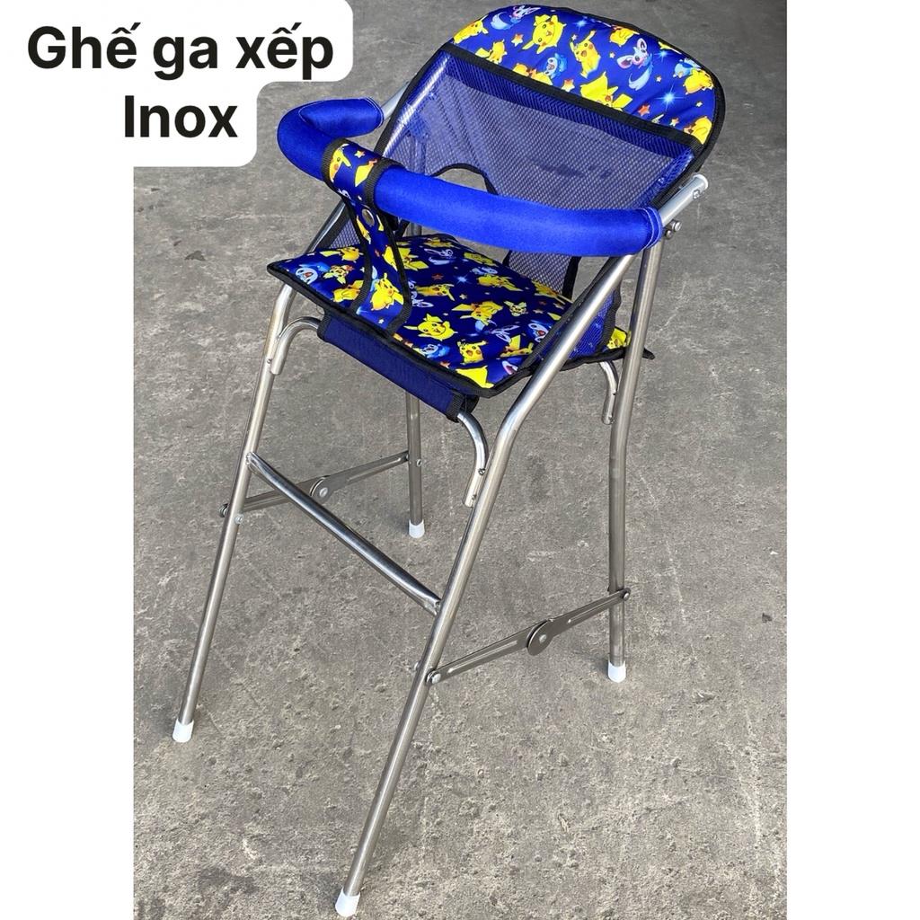 Ghế ngồi xe tay ga inox có dây đai an toàn cho bé