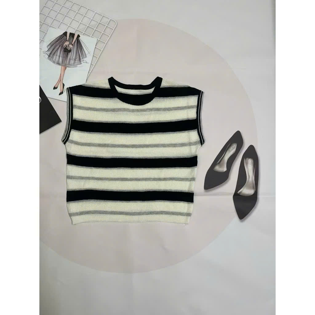 Áo len mongtoghi QC,áo len dệt kim nữ hàng thanh lý mới họa tiết dễ thương size 45-57kg