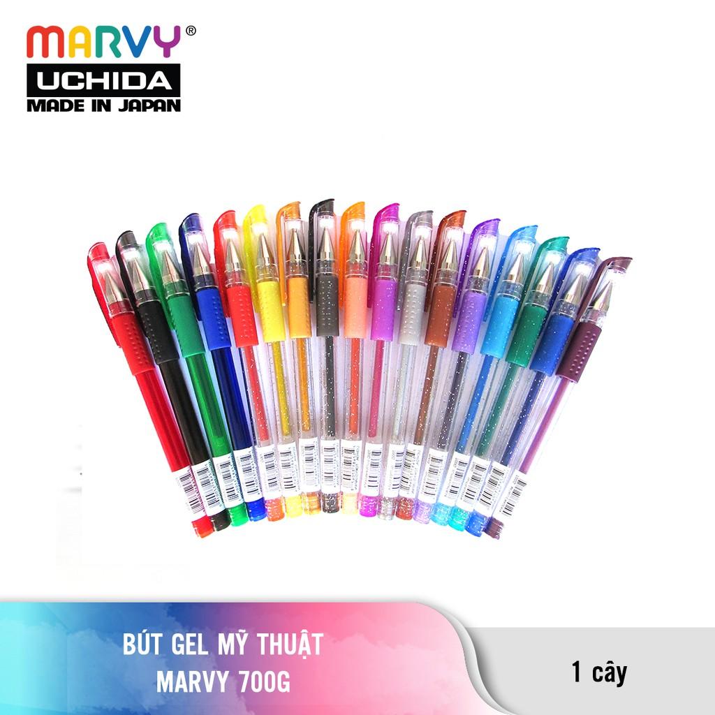 Bút gel có nắp MARVY 700G ngòi 0.7mm