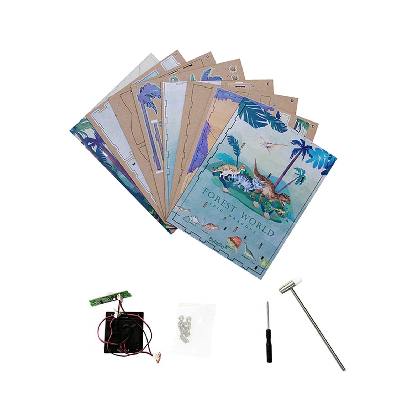 DIY Wooden Miniature Dollhouse Kits Fashion Perfect Gift Creative Book Stand