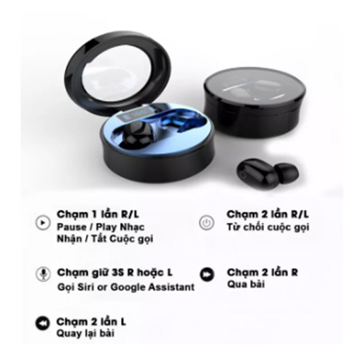 Tai Nghe Bluetooth không Dây True Wireless Magicsee R11 TWS - Chống nước IP5, Âm Treble Trong - Pin Trâu - Sạc Type-C  - Hàng Chính Hãng