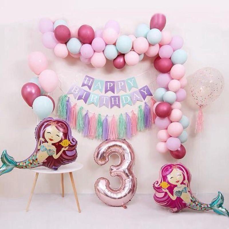 Set sinh nhật nàng tiên cá