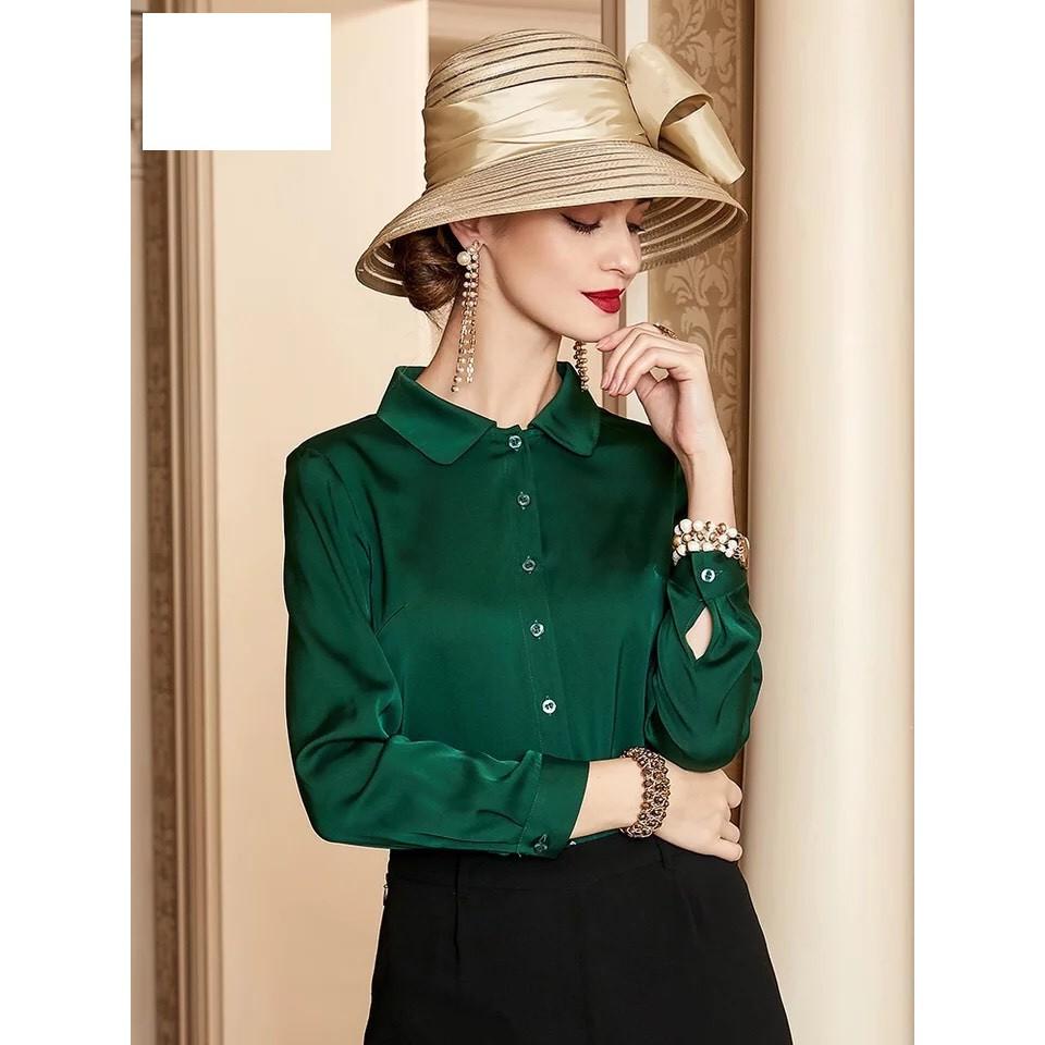 TK362-SƠ MI NỮ MÀU XANH S-6XL