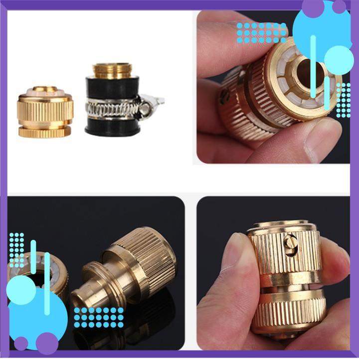 Vòi Xịt Nước️ Bộ dây vòi xịt nước rửa xe, tưới cây , tăng áp 3 lần, loại 20m 206701-1 đầu đồng, cút đồng