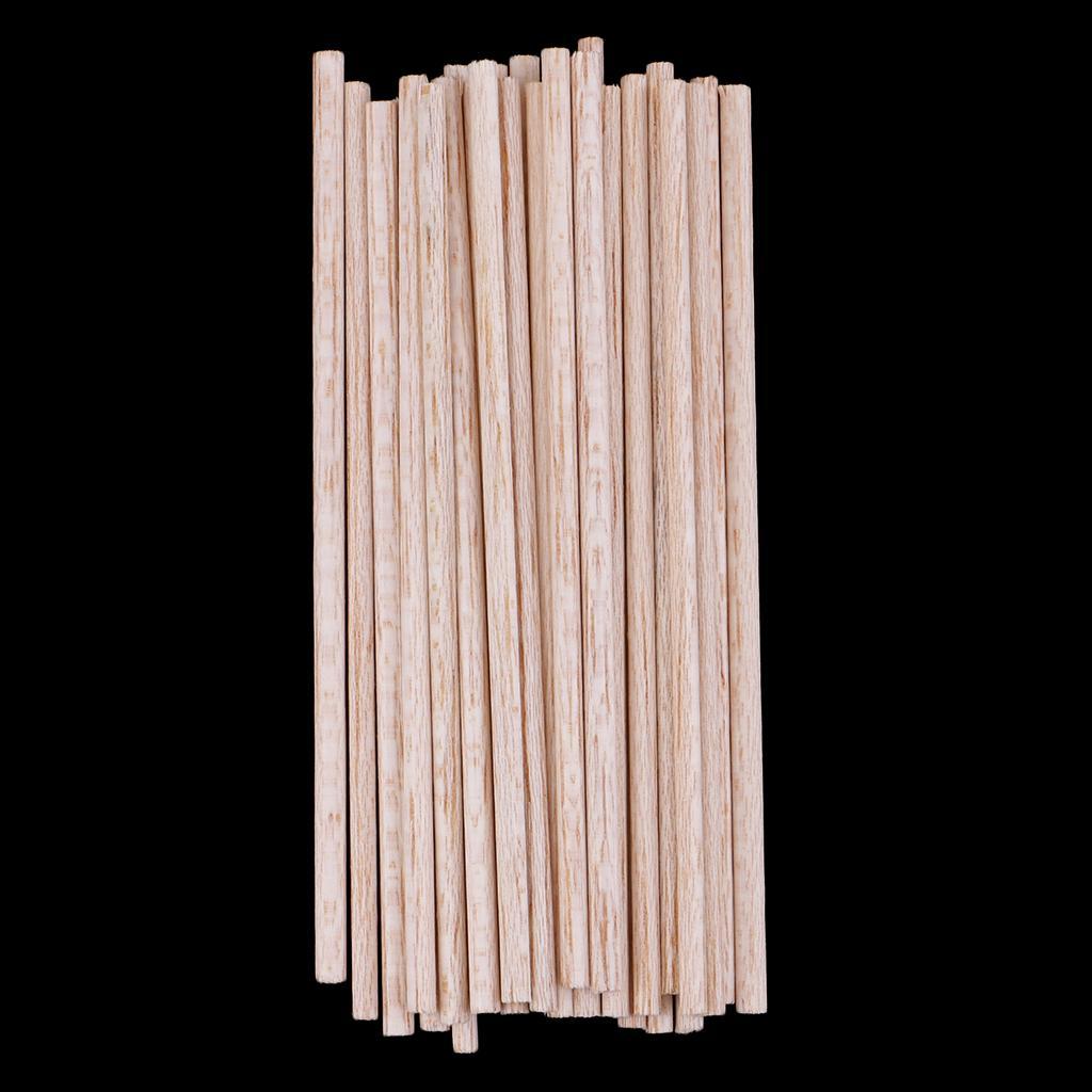 2-8pack Unfinished Balsa Wood Stick DIY Wood Modelling Stick DIY crafts 100mm