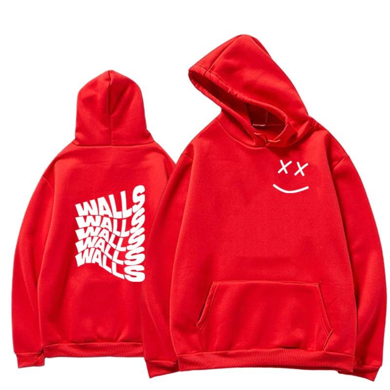 Áo Hoodie nam nữ họa tiết in chữ WALLS