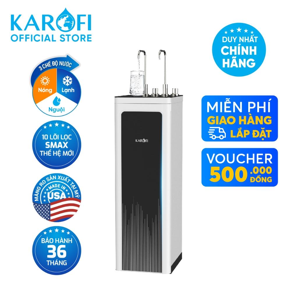Máy lọc nước Nóng Lạnh 10 lõi KAROFI KAD - D952 màng RO chuẩn Mỹ công nghệ Smax - Bảo hành 36 tháng - Hàng Chính Hãng