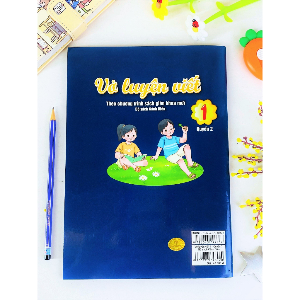 Sách - Combo 2 cuốn Vở Luyện Viết Lớp 1 - Biên soạn theo chương trình Cánh Diều - ndbooks