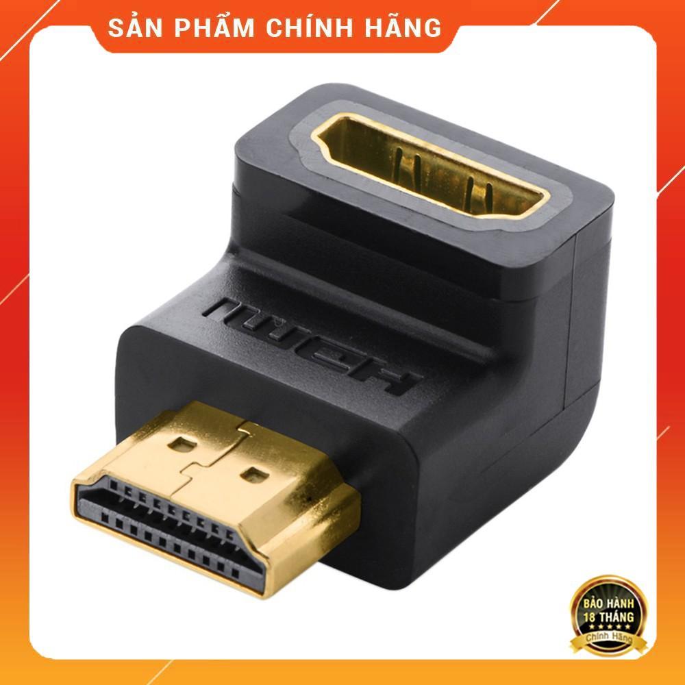 Đầu nối HDMI Ugreen 20109 đầu bẻ góc chính hãng - Hàng Chính Hãng