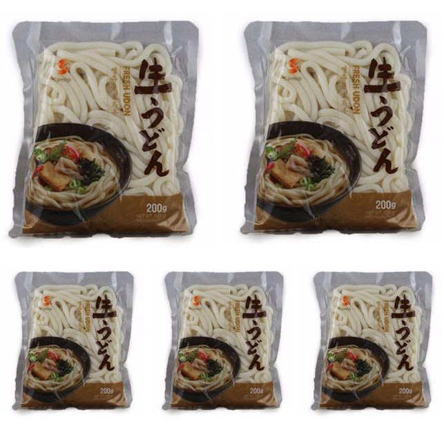 Combo 5 Gói Mì Udon Tươi - Mì Fresh Udon - Nhập Khẩu Hàn Quốc (200G/Gói)  