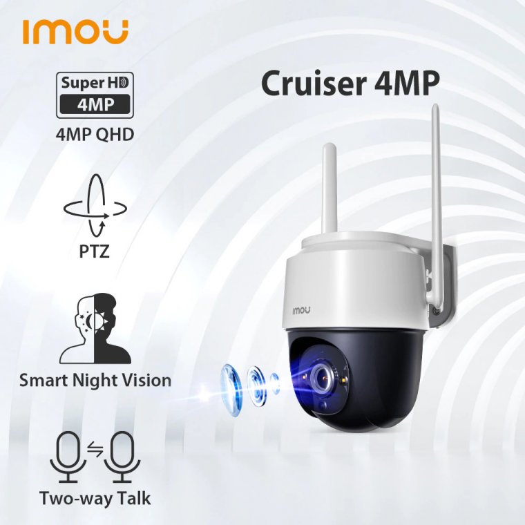 Camera IP Wifi an ninh ngoài trời IMOU IPC-S41FP 4MP 2K, xoay 360, H.265, tích hợp mic - Hàng Chính  Hãng