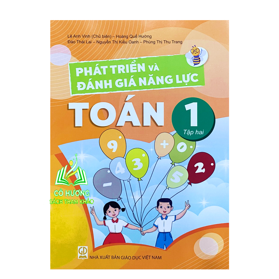 Sách - Combo phát triển và đánh giá năng lực toán 1 - tập 1 +2 - ĐN
