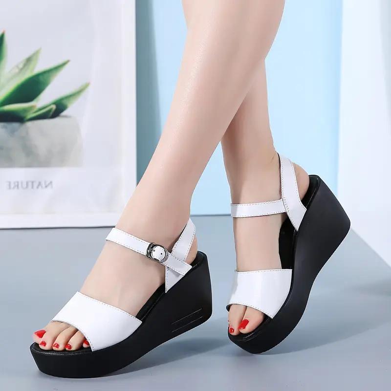 Ưu Đãi Đặc Biệt Giày Nữ Cổ Tích Hợp Thời Trang Ngoài Trời Giày Nhỏ Màu Trắng Chống Trơn Trượt Size Lớn Giày Nữ