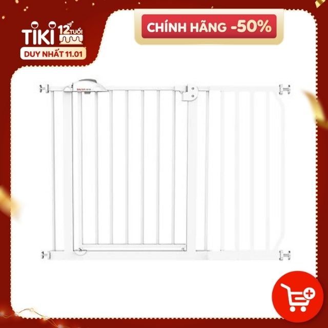 Combo 1 Thanh Chặn Cửa, Cầu Thang Không Cần Khoan Tường Babysafe XY007 & 1 Thanh Nối Dài 30 cm - Hàng nhập khẩu