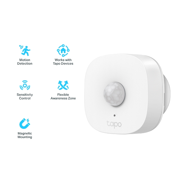 Cảm biến chuyển động thông minh Tapo T100 | Phát hiện chuyển động | Cài đặt / Cảnh báo qua App Tapo | Bảo hành 1 năm | Hàng Chính Hãng