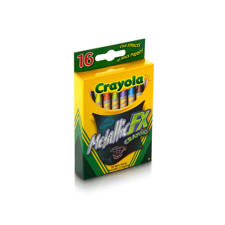 HỘP 16 BÚT SÁP ÁNH KIM Crayola