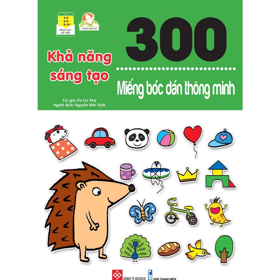 Sách - 300 Miếng Bóc Dán Thông Minh - Khả Năng Sáng Tạo