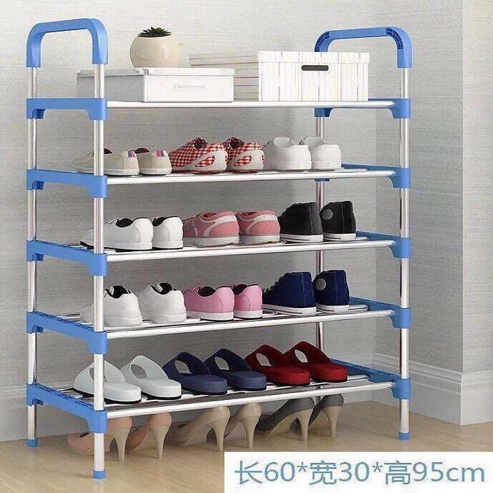 KỆ GIÀY DÉP INOX 5 TẦNG