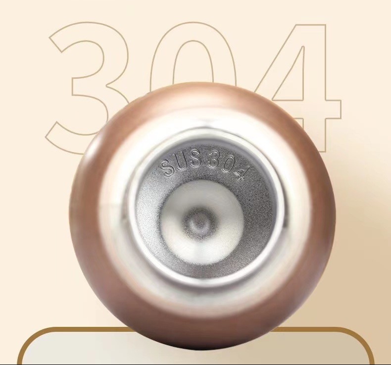 Bình Giữ Nhiệt Bằng Thép 300Ml Dễ Thương Có Móc Treo Đáng Yêu