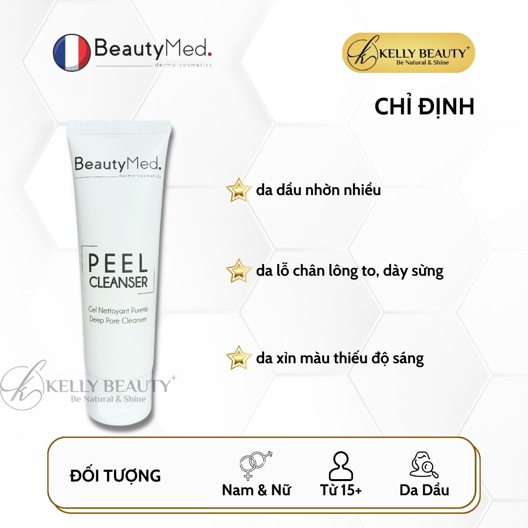 Sữa Rửa Mặt Cho Da Dầu BeautyMed Peel Cleanser | Kelly Beauty