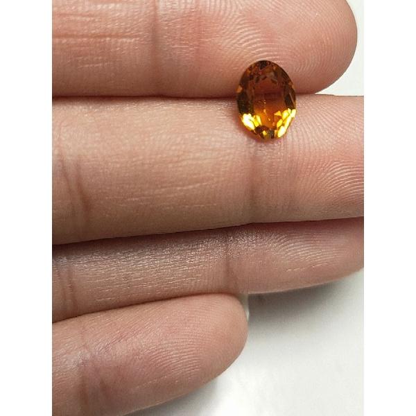085  Đá citrine  lỗi cạnh