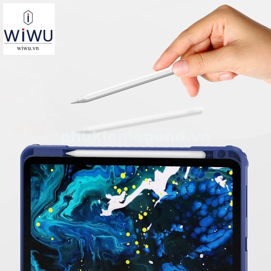 Ốp Lưng Kèm giá đỡ Cho iPad Air 6 11inch M2 2024 hiệu WIWU Mecha Rotative Stand Case - Hàng chính hãng