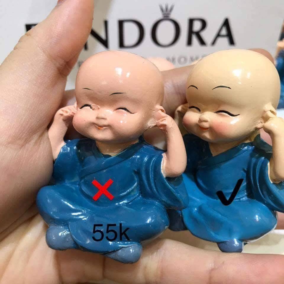 Tượng sứ Phật 4 KHÔNG hàng chuẩn nét,k lem màu.