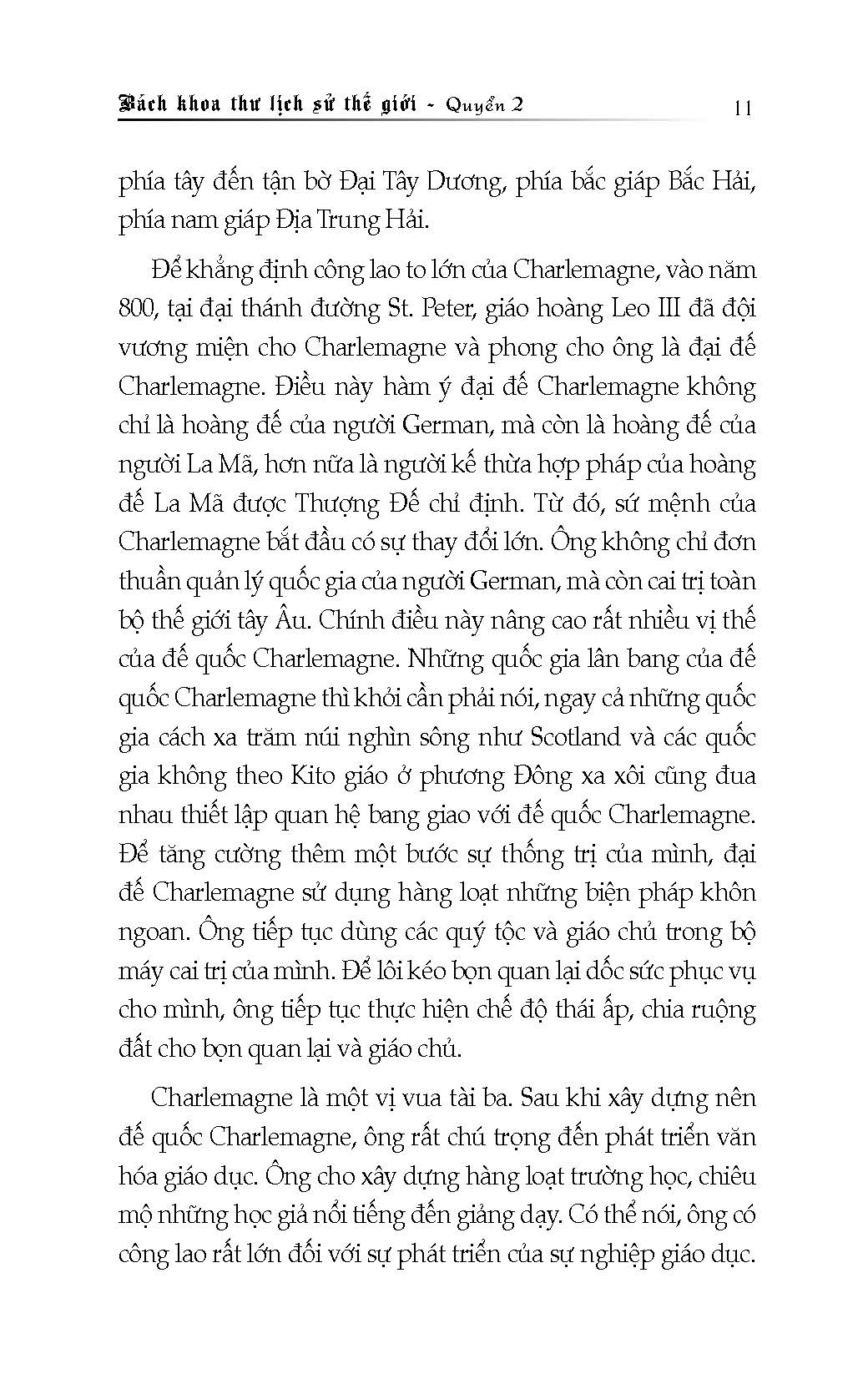 Bách Khoa Thư Lịch Sử Thế Giới, Quyển 2 - Thời Kỳ Trung Đại