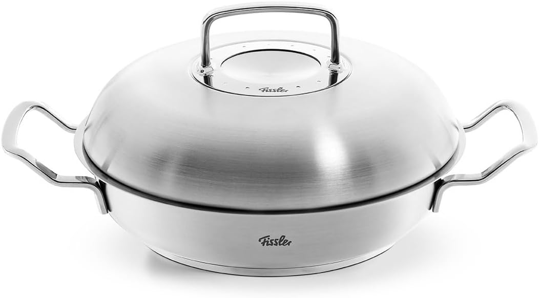Chảo Fissler bằng thép không gỉ hình tròn Hàng chính hãng