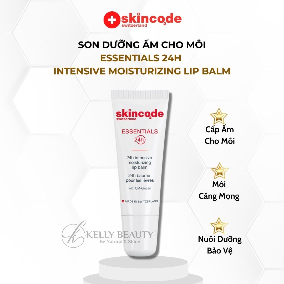Son Dưỡng Môi Skincode Essentials 24h Intensive Moisturizing Lip Balm | Kelly Beauty