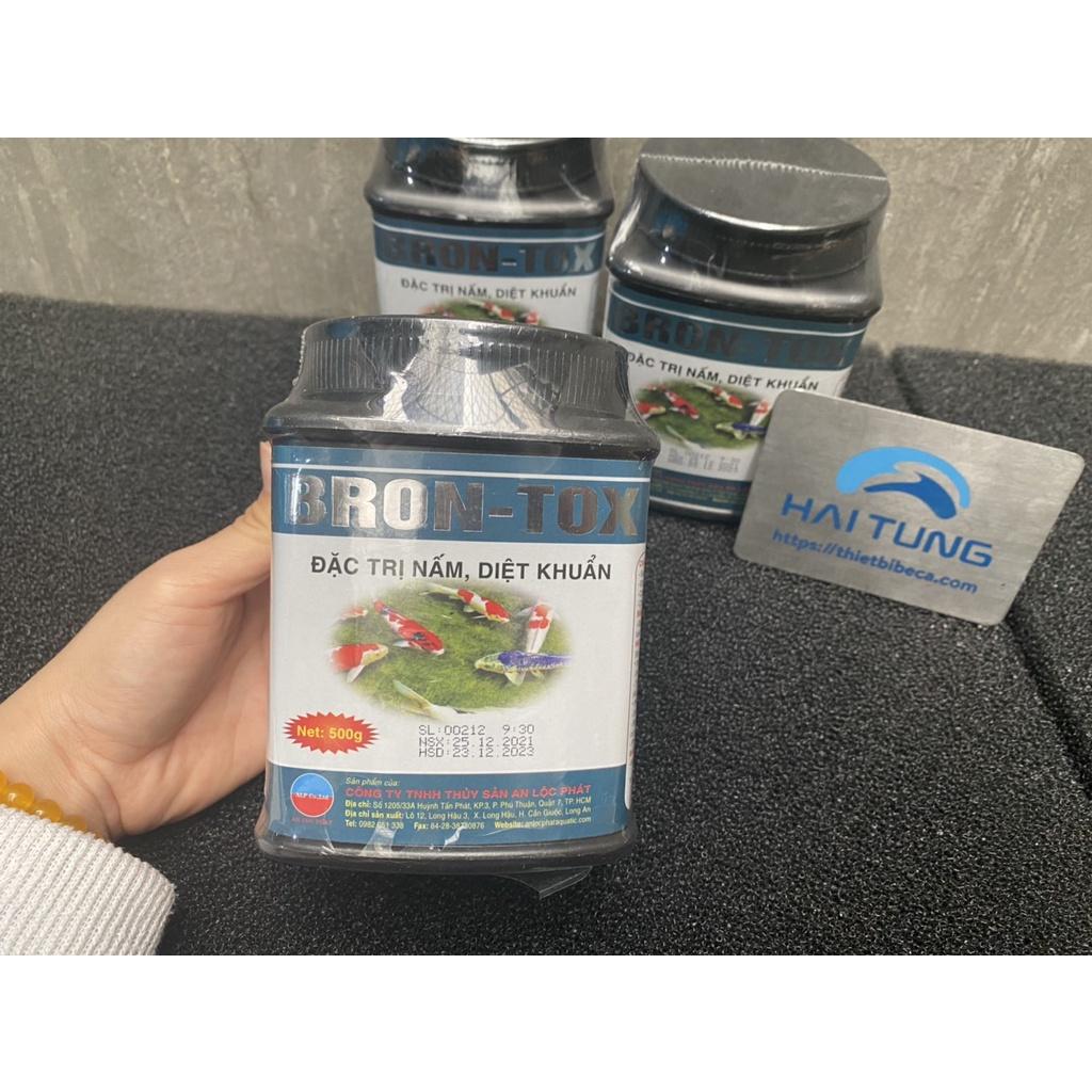 Chế phẩm phòng và trị vi nấm Bron tox lọ 500g-đặc trị nấm-ký sinh trùng. Sản phẩm thuộc An-Lộc_Phát
