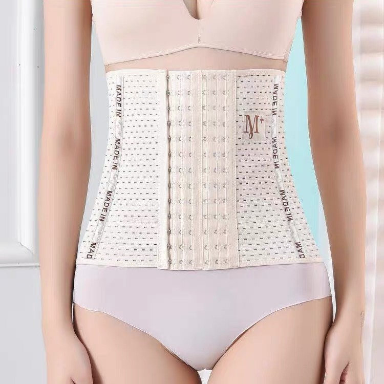 Combo 2 Gen Nịt Bụng 4 Thanh Chống Cuộn M+ Tặng Kèm Thước Dây Đo Eo - 6 Nấc Cài - Đai Nịt Bụng Giảm Mỡ Sau Sinh Mã G02-2