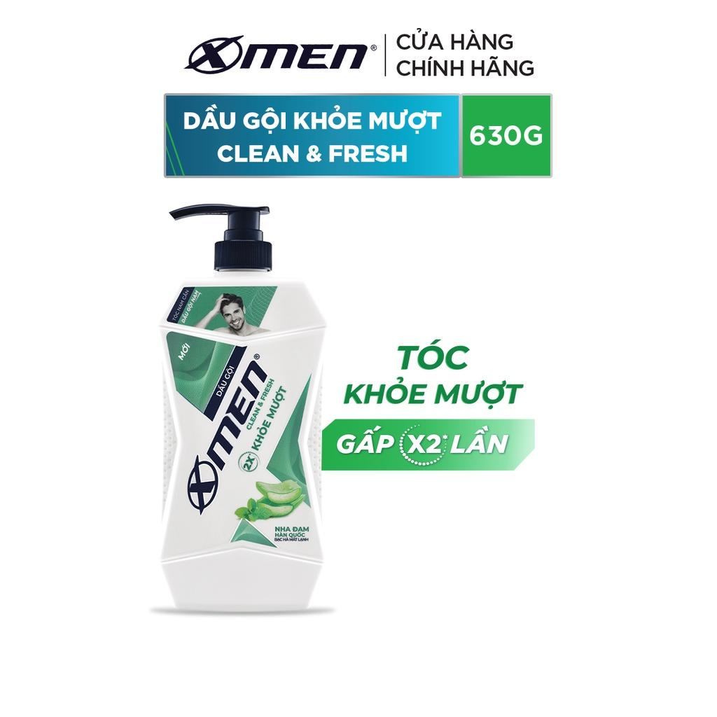 Dầu gội X-Men Clean & Fresh 2X Khỏe Mượt 630g