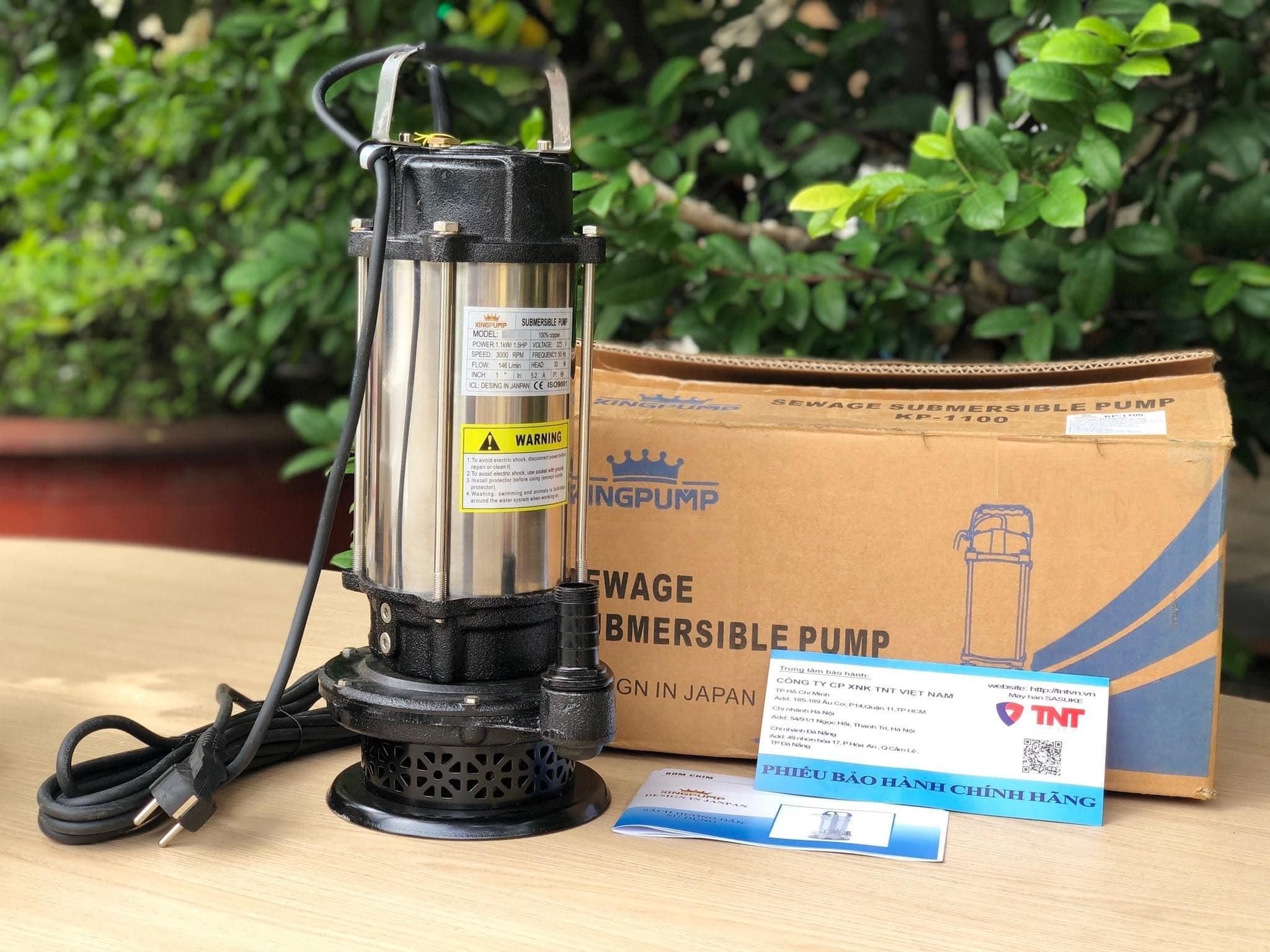 MÁY BƠM CHÌM 1500W KINGPUMP KP-1500 - HÀNG CHÍNH HÃNG