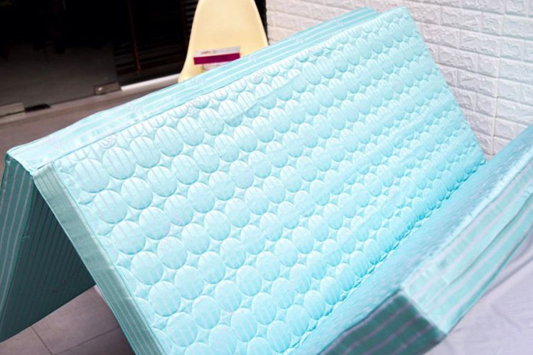 Nệm Bông Ép Gấp 3 Chần Gòn Edena EDCG1210 (120 x 195 x 10 cm) - Màu Ngẫu Nhiên