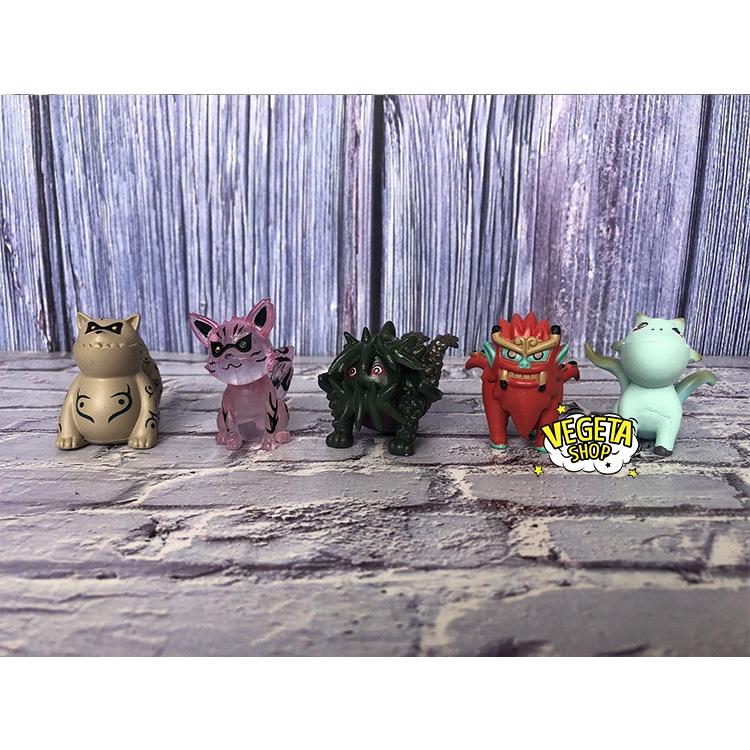 Mô hình Naruto - Trọn bộ 11 Mô hình Naruto & Thập vĩ thú - Cửu vĩ thú - Cửu Bát Thất Lục Ngũ Tứ Tam Nhị Nhất vĩ Fullbox