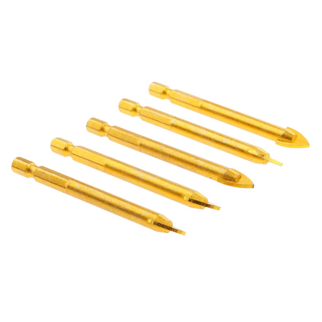Hex Shank Ceramic Tile Glass Drill Bits Quick Bit Set