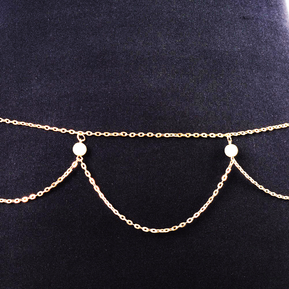 Thắt lưng dạng xích mix ngọc trai độc đáo