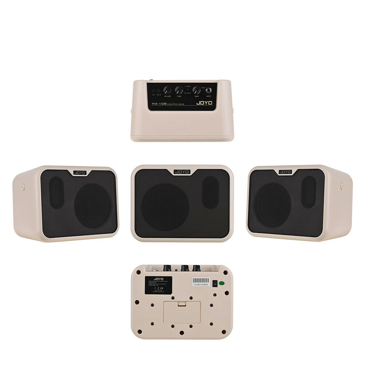 Ampli Khuếch Đại Âm Thanh Cho Đàn Bass Guitar JOYO MA-10B - Kèm Móng Gảy DreamMaker