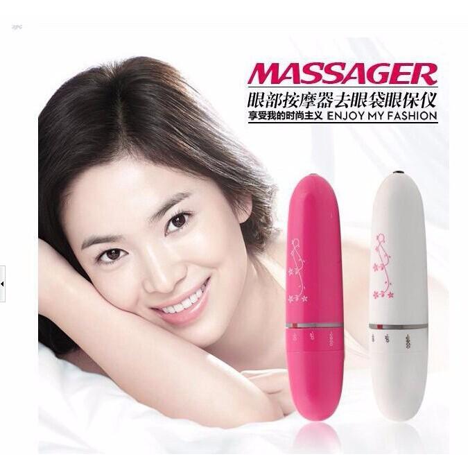 Máy Massage Mắt Kiểu Bút Chống Thâm Quầng Mini 208 (Tặng 1 móc treo chân không) Giá Tốt Nhất - B0016+B0068