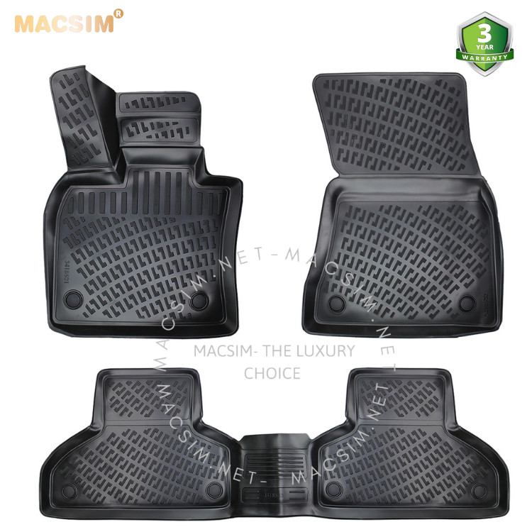 Thảm lót sàn ô tô nhựa TPU Silicon BMW  X6 F16 2015+  Nhãn hiệu Macsim