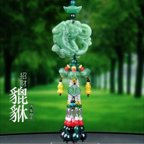 Khánh treo xe phong thủy trang trí gương chiếu hậu ô tô, xe hơi