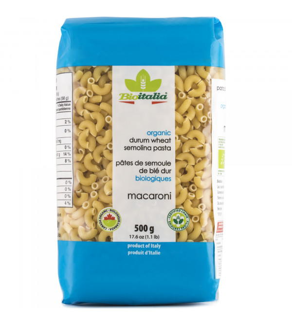 Nui Macaroni hữu cơ Bioitalia 500g